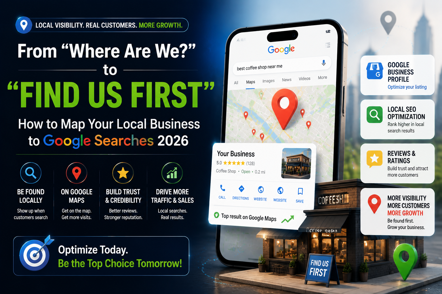From "Where Are We?" to "Find Us First": How to Map Your Local Business to Google Searches 2026