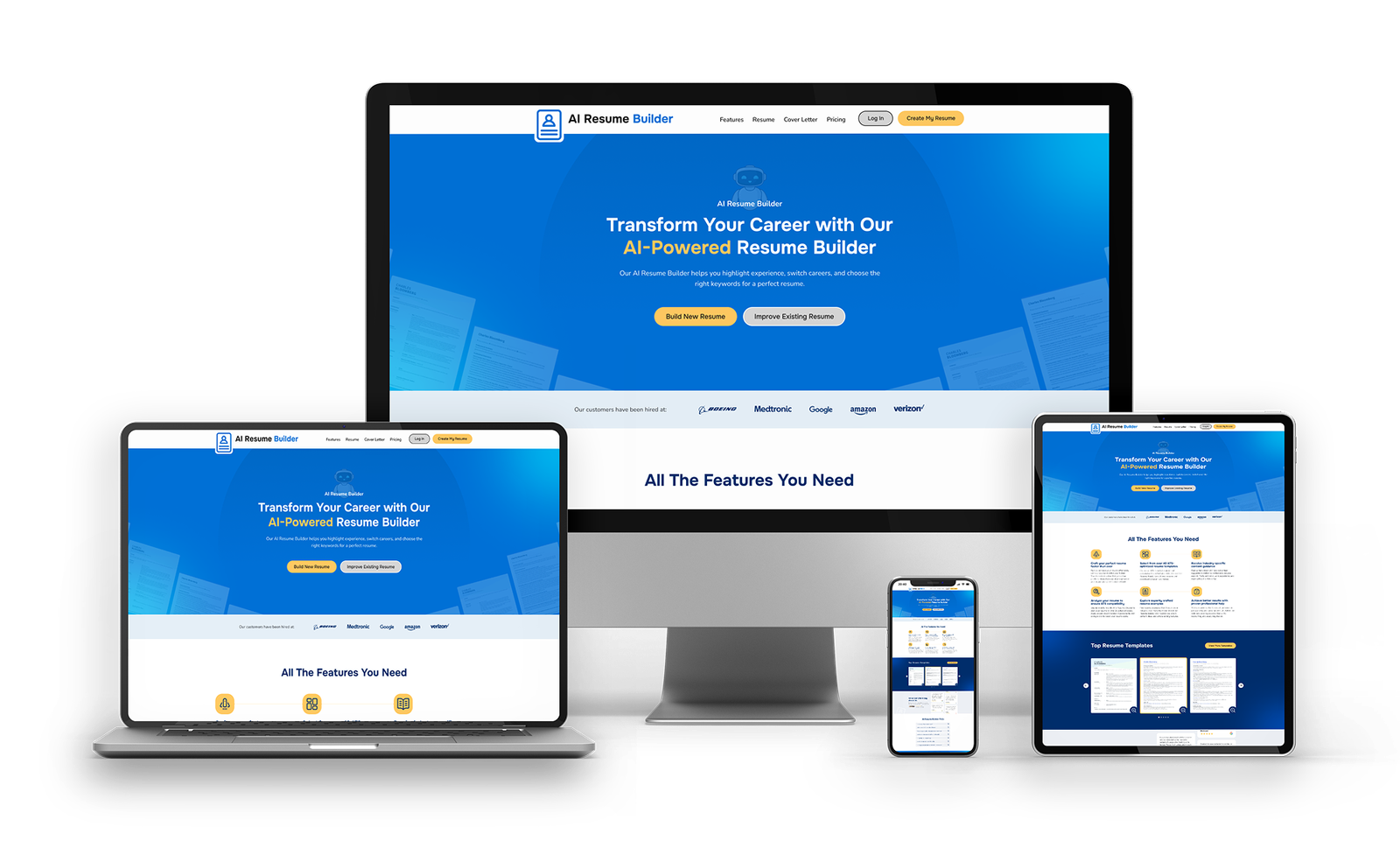 Webclyde design sample showing a visually structured and user-friendly website UI.