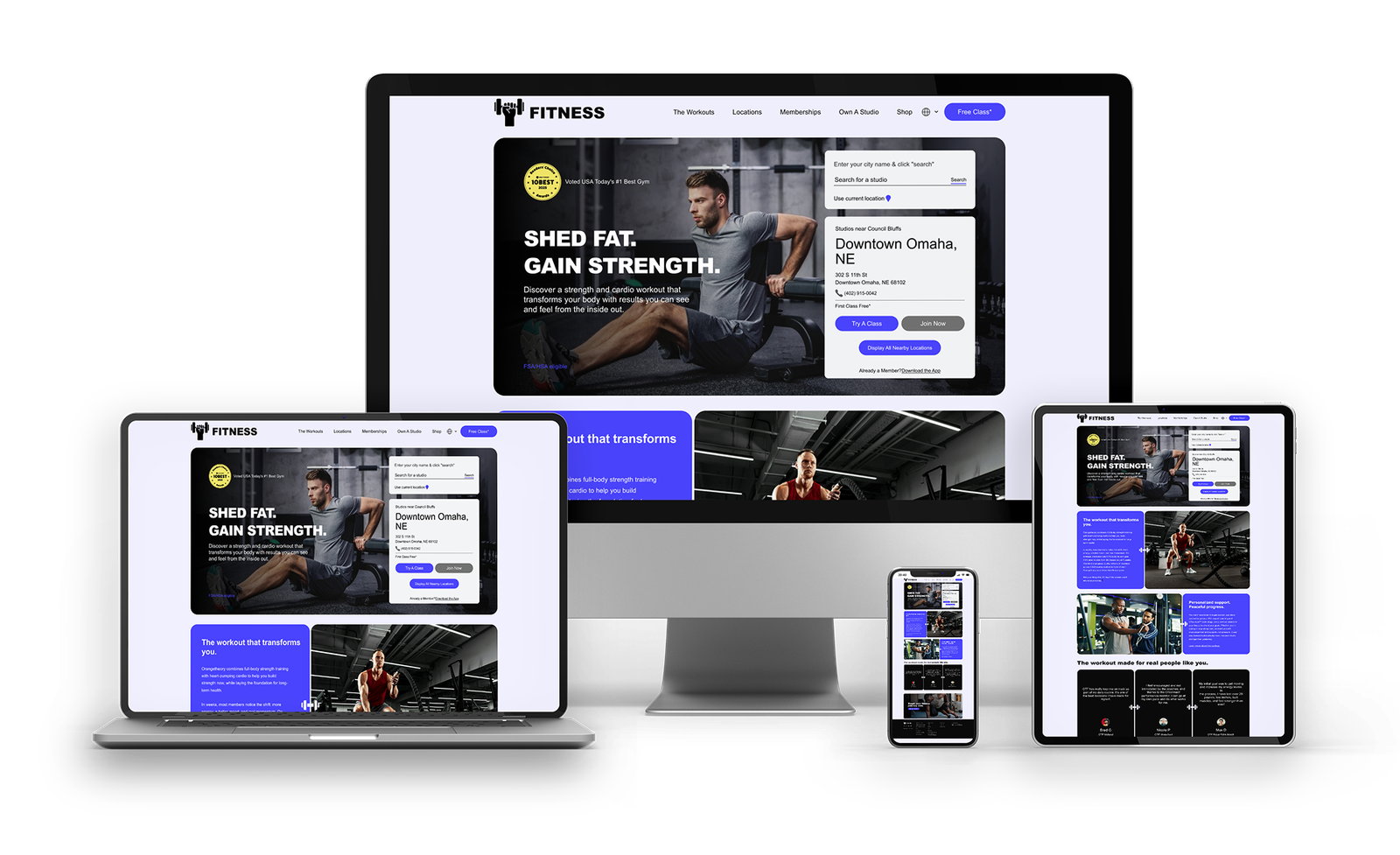 Portfolio screenshot of a Webclyde project with a clean and professional UI.