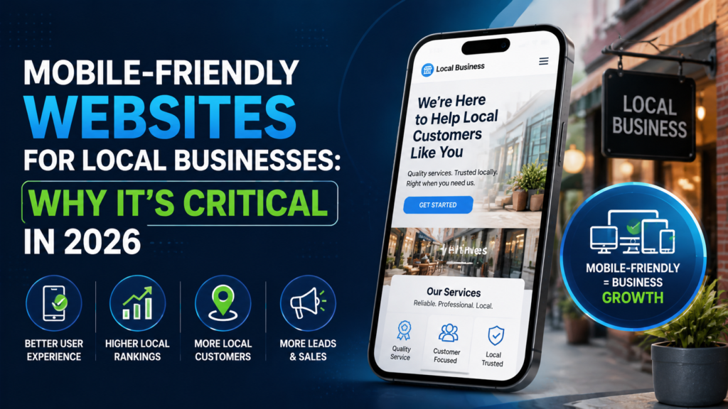 Mobile-Friendly Websites for Local Businesses: Why It’s Critical in 2026