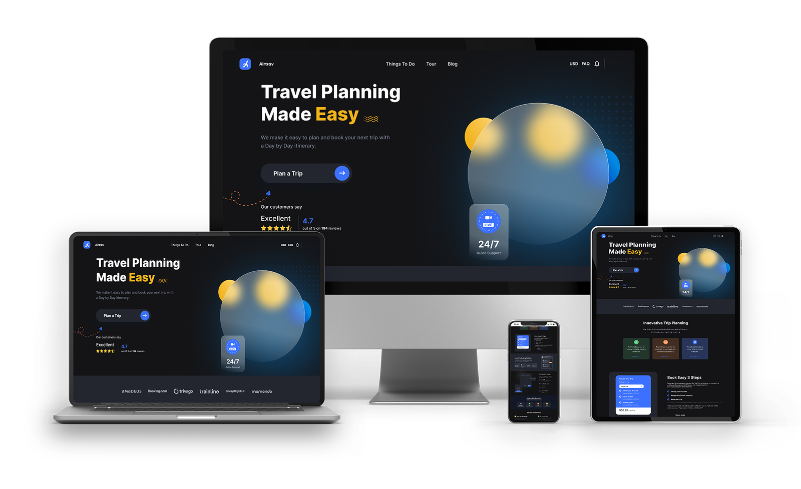 Minimalist website layout created by Webclyde for seamless user experience.