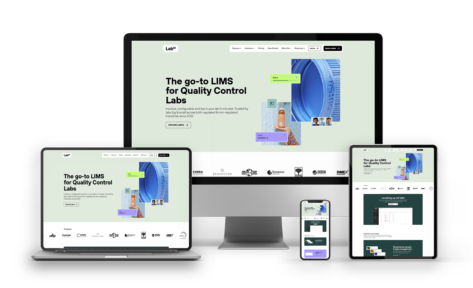 Corporate website with company overview and professional layout.