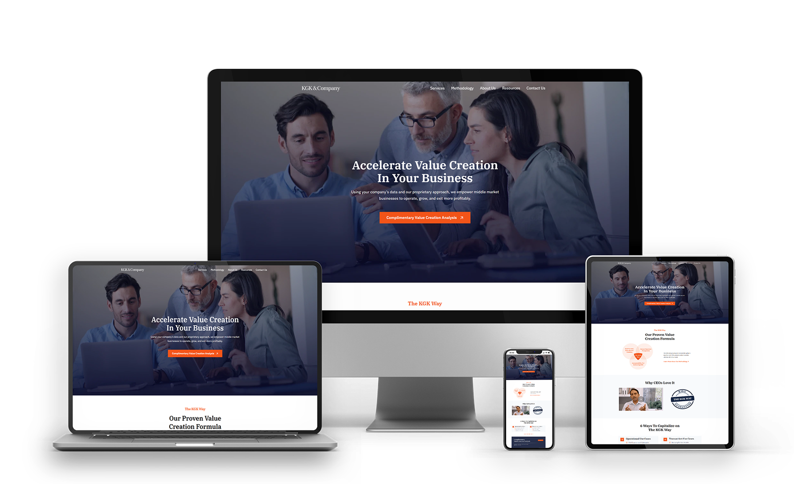 Photography-focused website with large image sections.