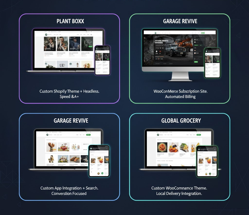 Custom Shopify & WooCommerce Development