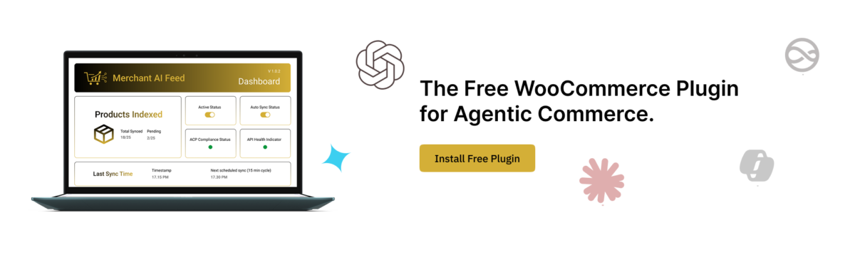 WooCommerce store products being discovered in a ChatGPT conversation using Merchant AI Feed