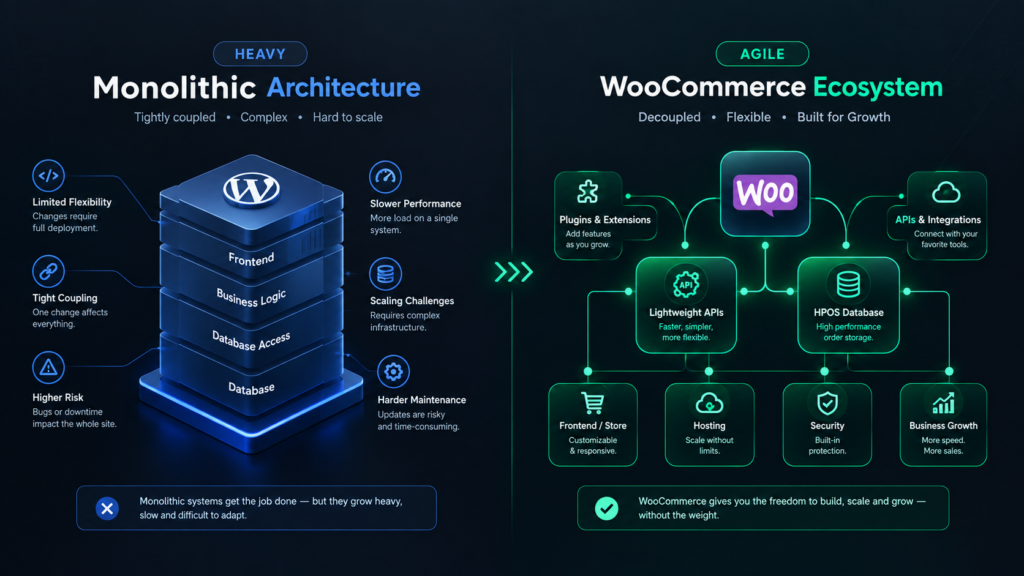 magento-to-woocommerce-migration-architecture-webclyde, Magento vs WooCommerce